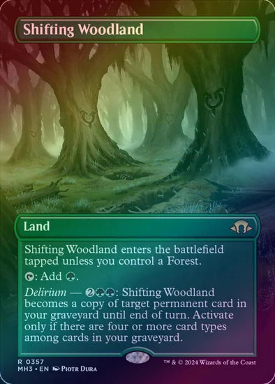 Shifting Woodland - Borderless Foil
