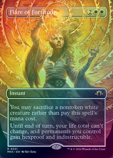 Flare of Fortitude - Borderless Foil