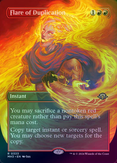 Flare of Duplication - Borderless Foil