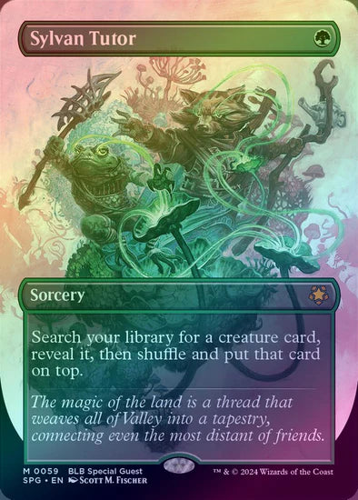 Sylvan Tutor - Borderless Foil