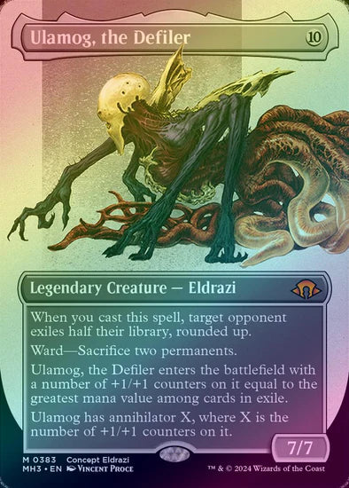 Ulamog, the Defiler - Borderless Foil