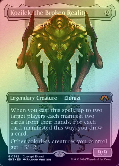 Kozilek, the Broken Reality - Borderless Foil