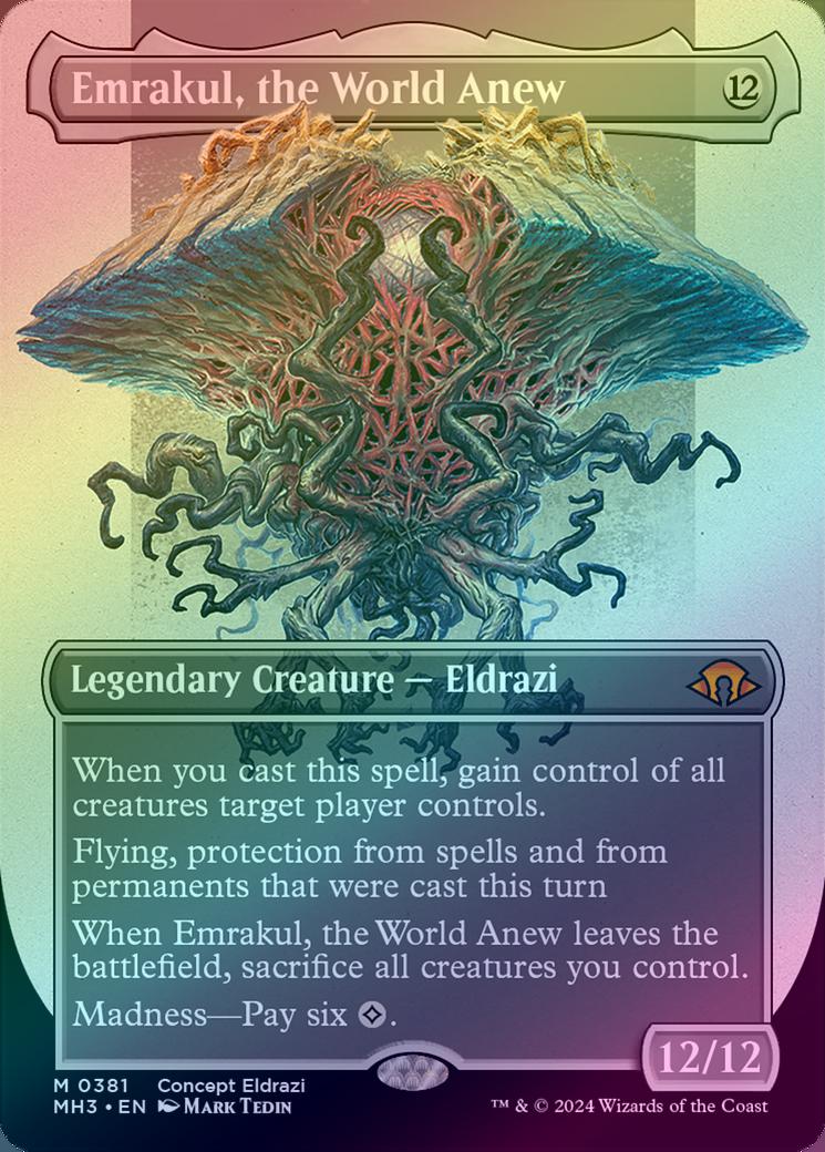 Emrakul, the World Anew - Borderless Foil